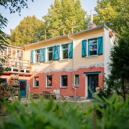 The Upholstery Tinyhouse Deluxe Eco Chalet Kreativ Citynah Chemnitz Exterior foto