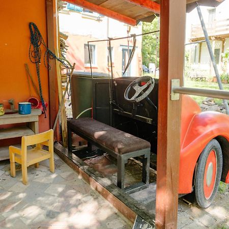 The Upholstery Tinyhouse Deluxe Eco Chalet Kreativ Citynah Chemnitz Exterior foto