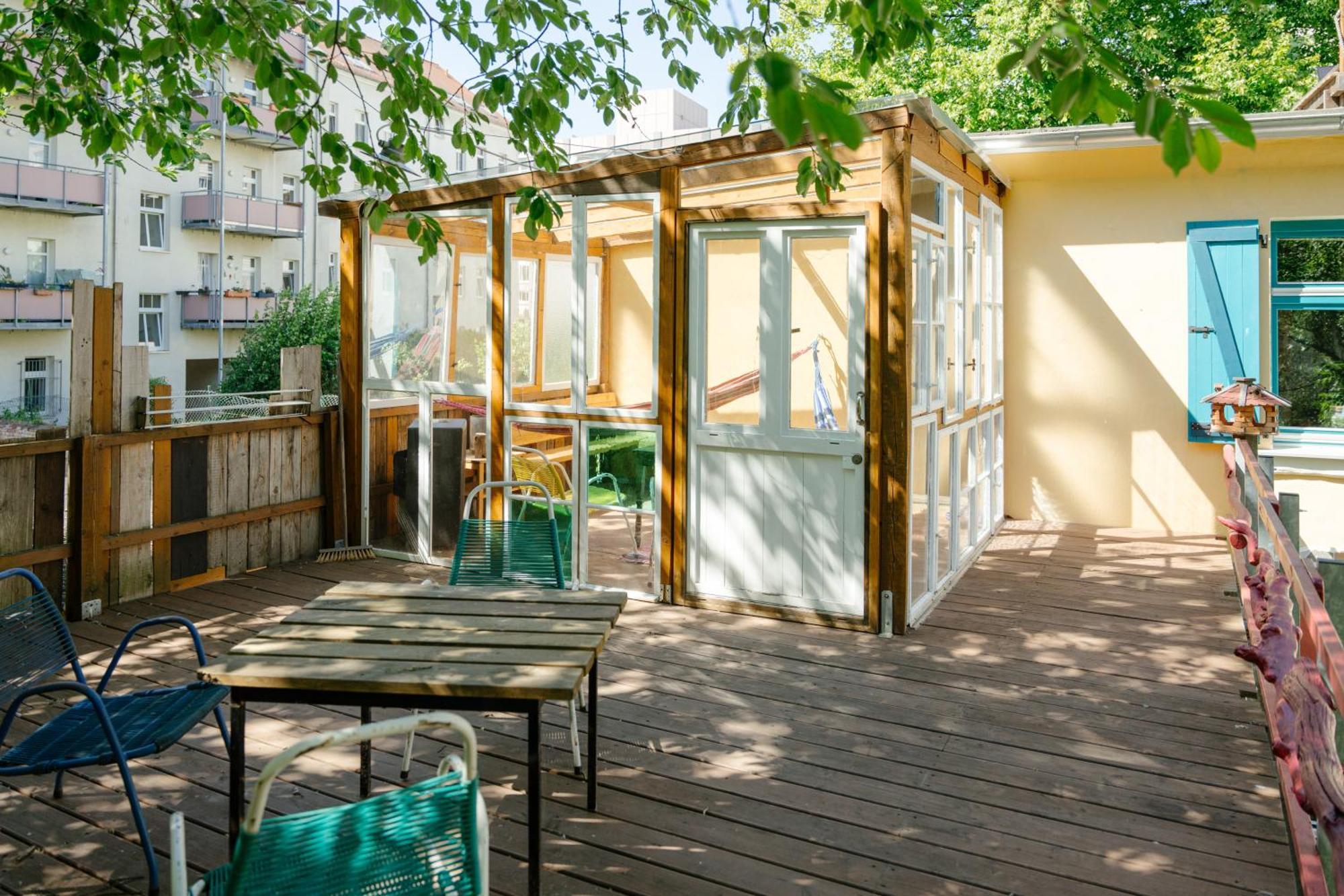 The Upholstery Tinyhouse Deluxe Eco Chalet Kreativ Citynah Chemnitz Exterior foto
