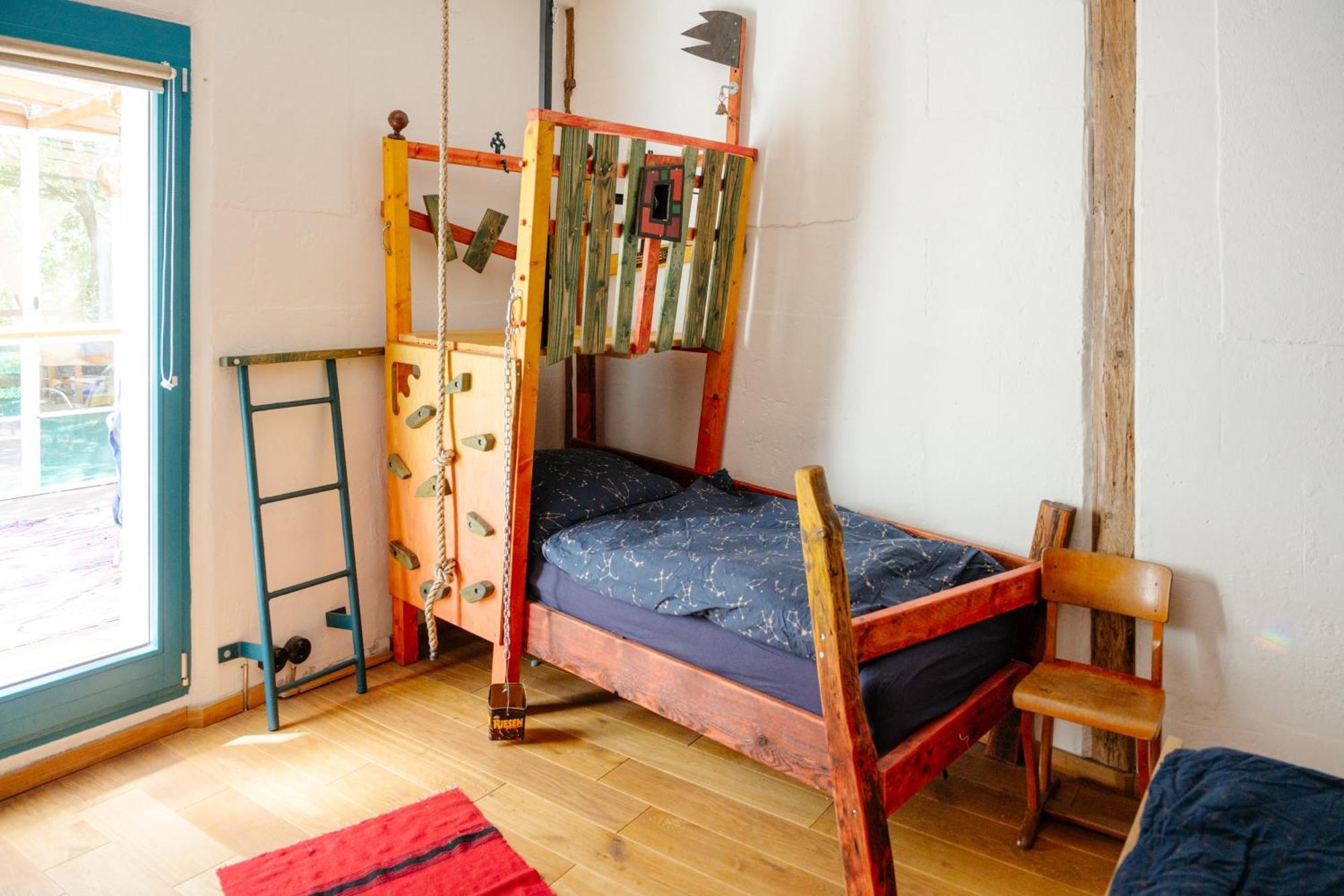 The Upholstery Tinyhouse Deluxe Eco Chalet Kreativ Citynah Chemnitz Exterior foto